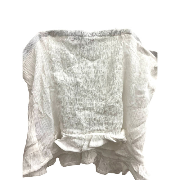 Crave Fame Junior's White Daisy Crop Top Tank Top NWT - Picture 4 of 4